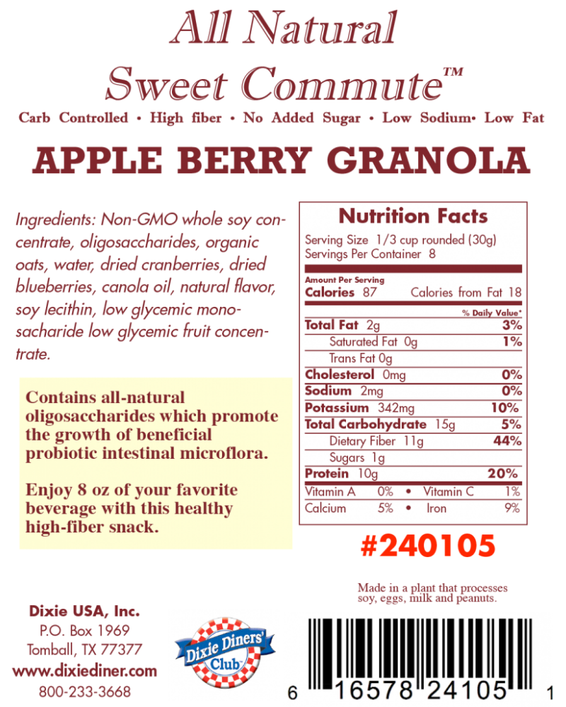 All-Natural Sweet Commute™ Granola