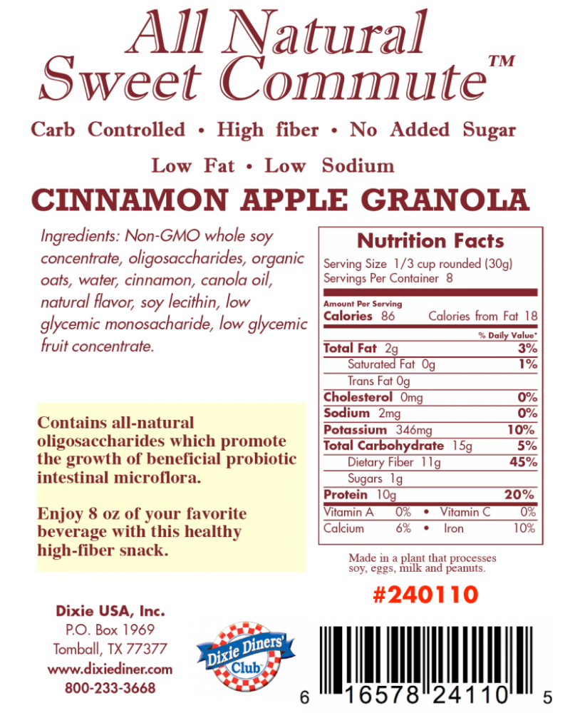 All-Natural Sweet Commute™ Granola