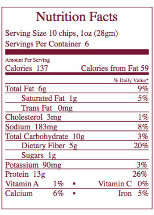 Carb Counters™ Corn Chips Dixie Diner