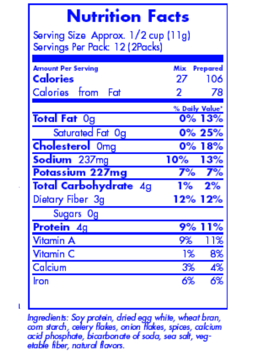 Carb Counters™ Oven Stuffin’ Mix™