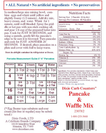 Carb Counters™ Pancake & Waffle Mix