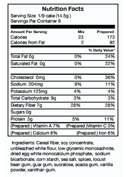 Carb Counters™ Snackin’ Cake Mixes