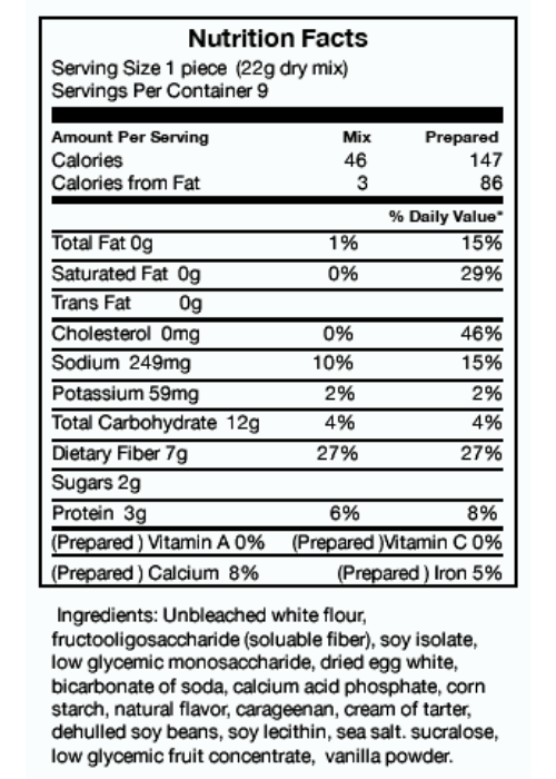 Carb Counters™ Snackin’ Cake Mixes