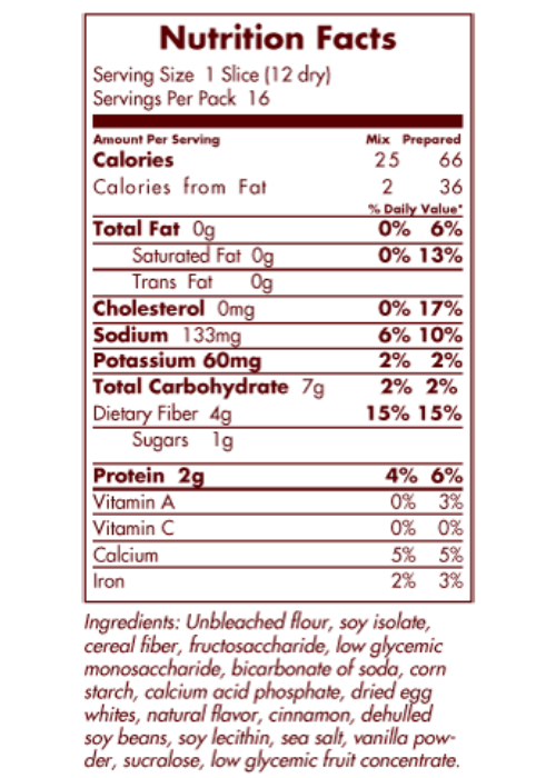 Cinnamon Swirl Bread Mix