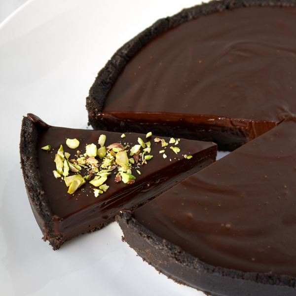 Almost No Bake Low Carb Chocolate Silk Pie
