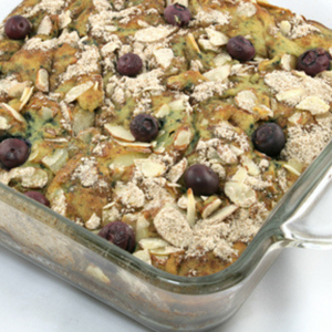 Carb Counters™ Apple Almond Blueberry Morning Cake