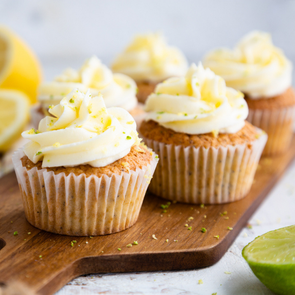 Fluffy Low Carb Lemon Cupcakes