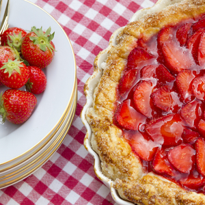 Fresh Low Carb Strawberry Pie