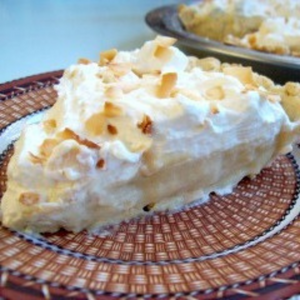Low Carb Toasted Coconut Pie