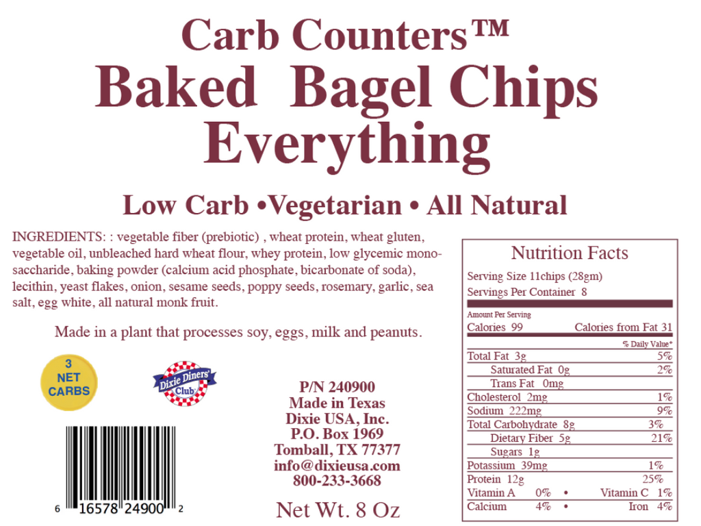 Carb Counters™ Baked Bagel Chips