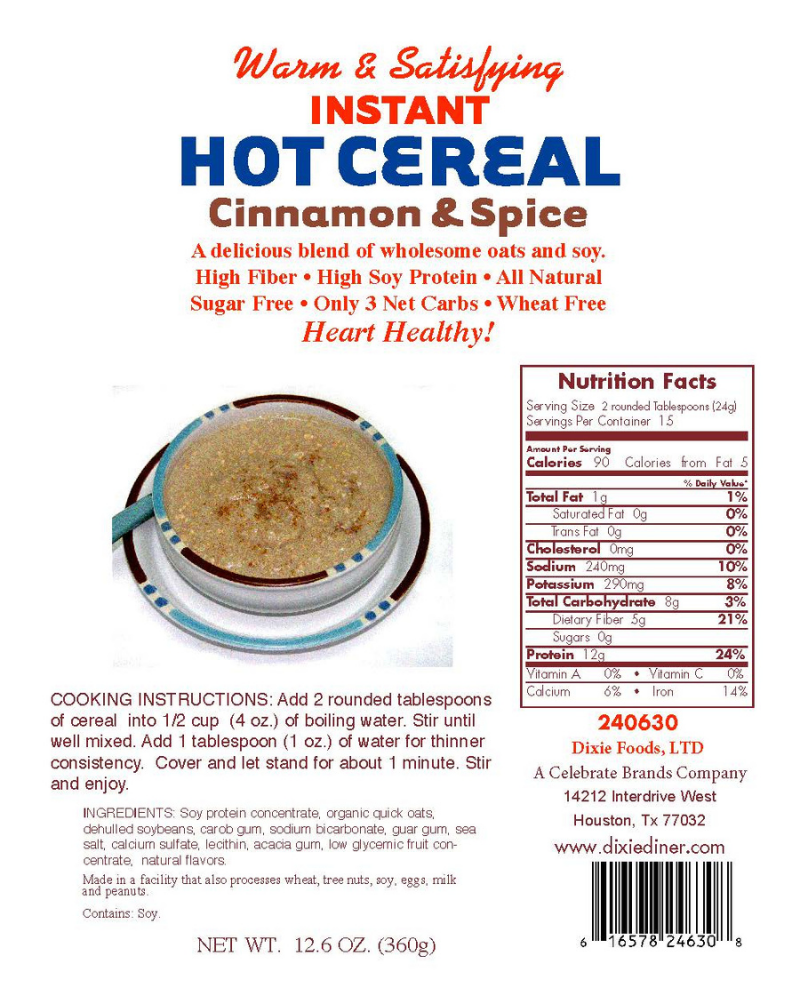 Instant Hot Cereal